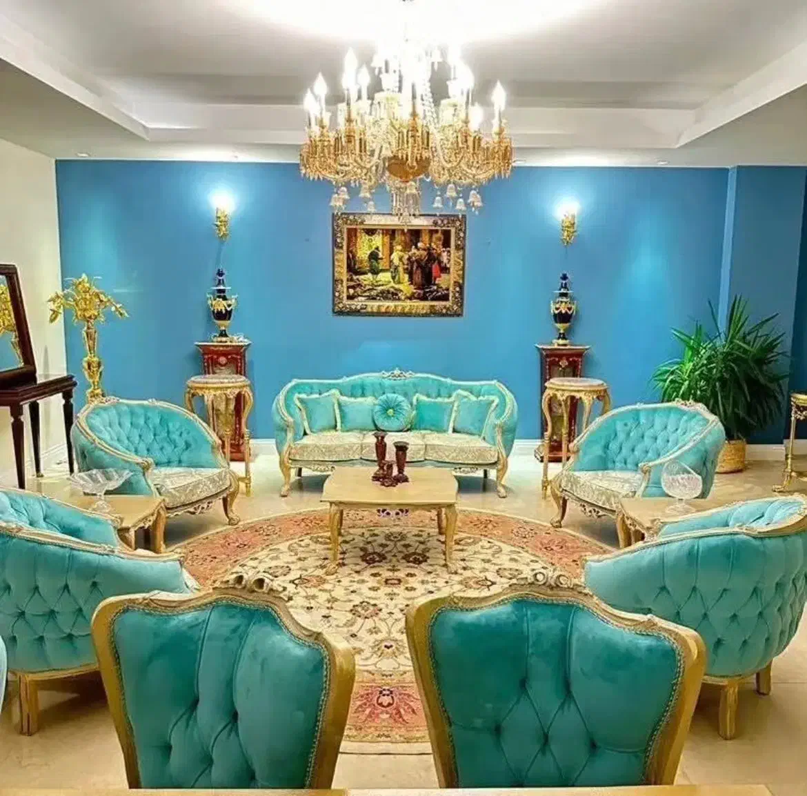 مبل لگنی زمرد /۳۴|مبلمان خانگی و میز عسلی|چهاردانگه (تهران), |دیوار