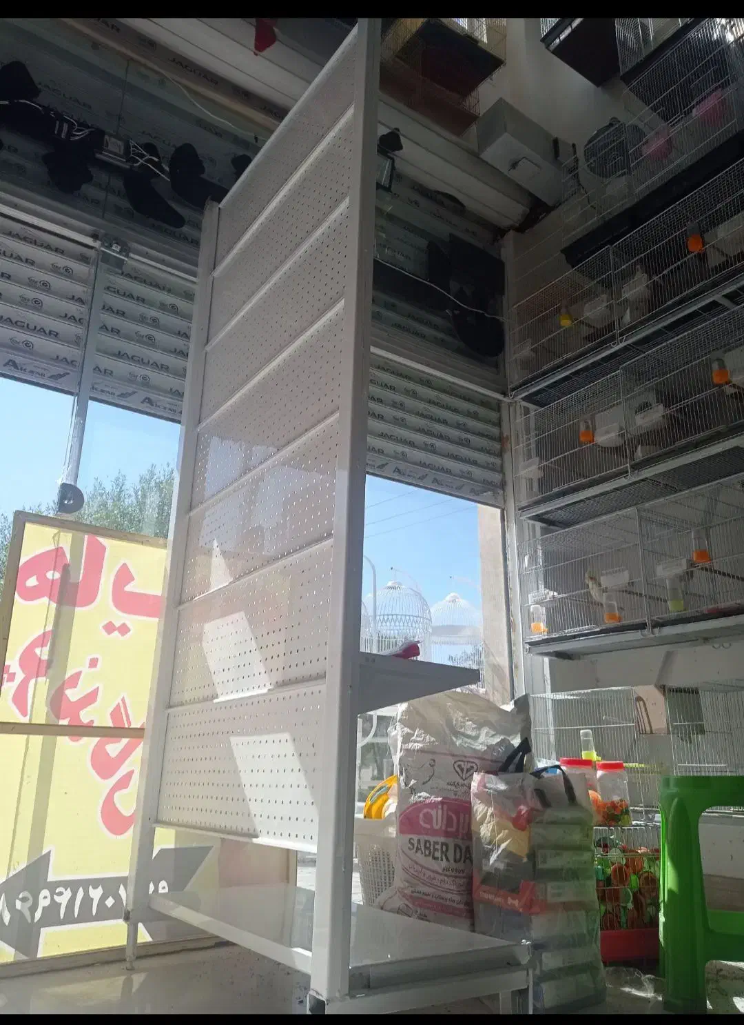 قفسه ایستاده یا استند وسط مغازه ای|فروشگاه و مغازه|گلبهار, شهر جدید گلبهار|دیوار