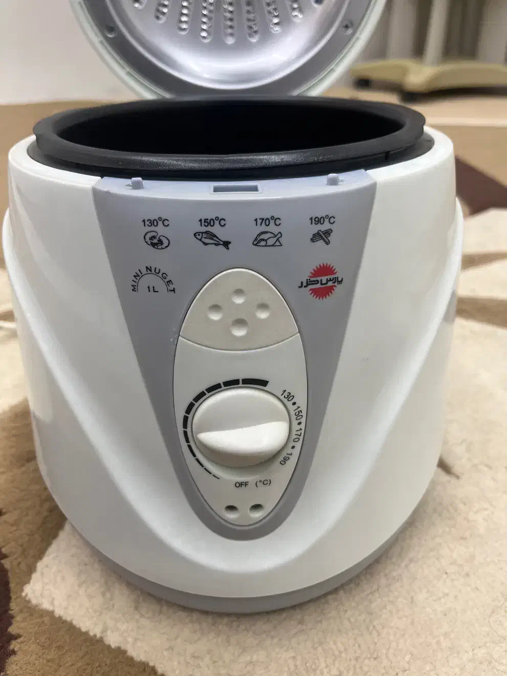 سرخ کن پارس خزر یک لیتری|اجاق گاز و لوازم برقی پخت‌وپز|قروه, |دیوار