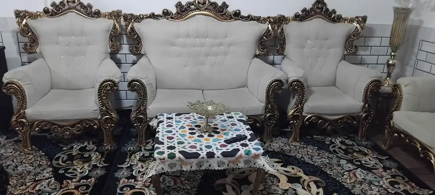 مبل سلطنتی|مبلمان خانگی و میز عسلی|الیگودرز, |دیوار