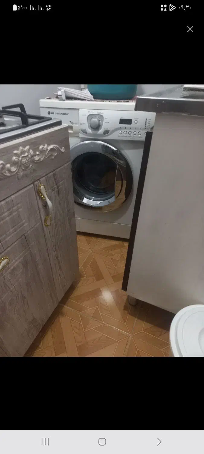 لباسشویی ال جی اصل کره ۷ کیلویی|ماشین لباسشویی و خشک‌کن لباس|رشت, نظری|دیوار