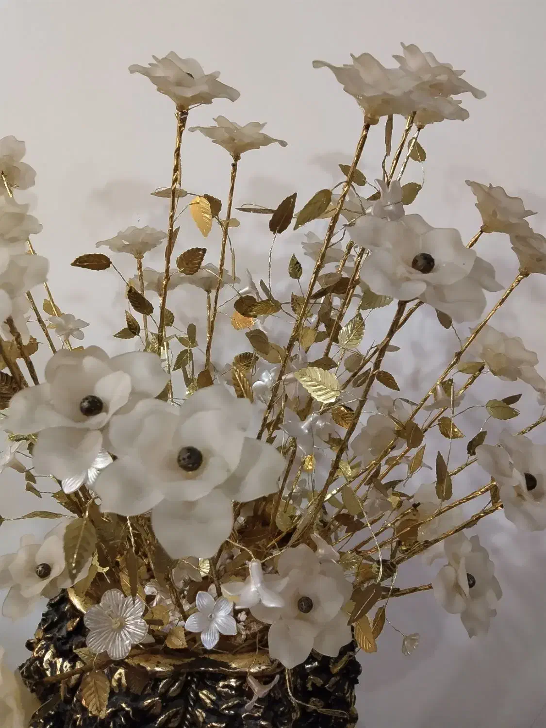 گل و گلدان  کریستالی با میز|گل مصنوعی|تهران, تهرانسر غربی|دیوار