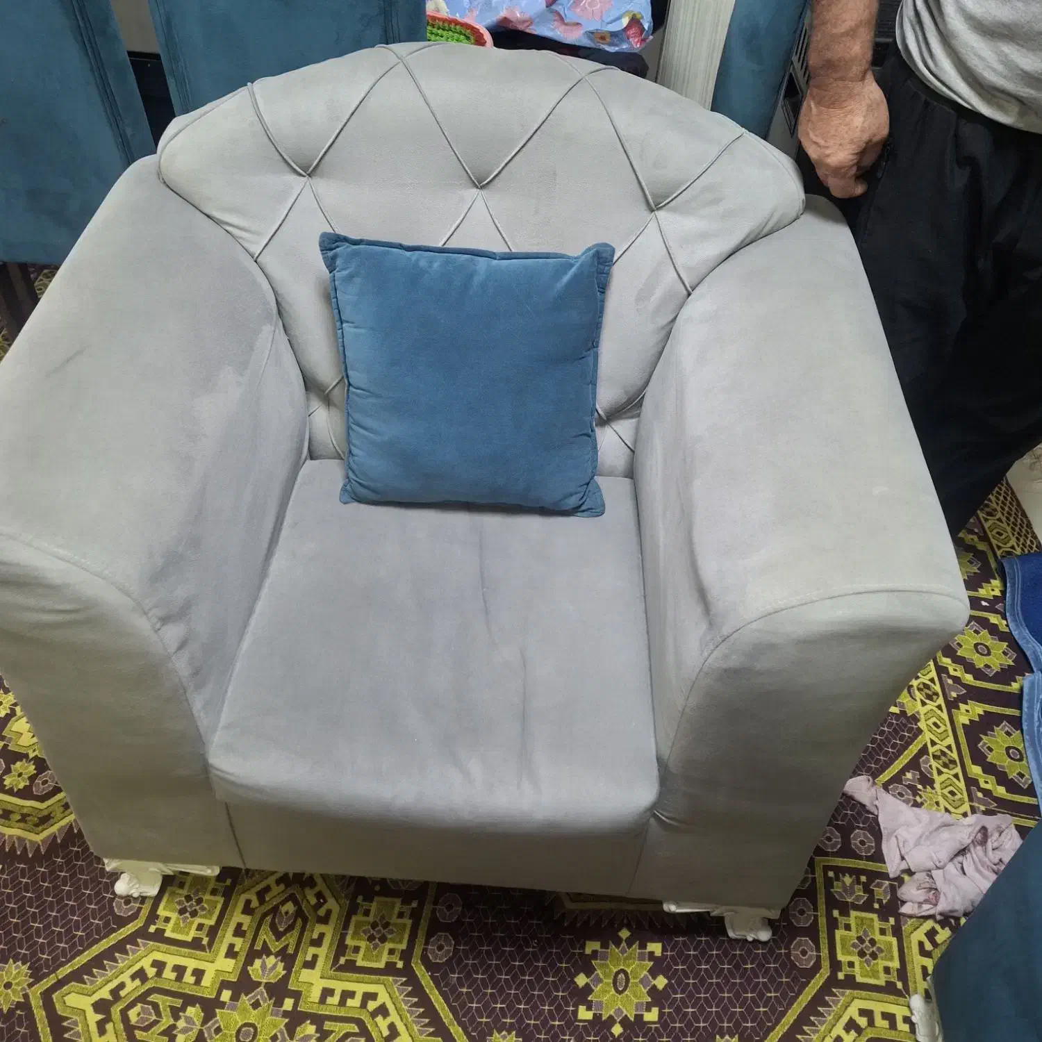 مبل راحتی 7 نفره|مبلمان خانگی و میز عسلی|تهران, شهمیرزادی|دیوار