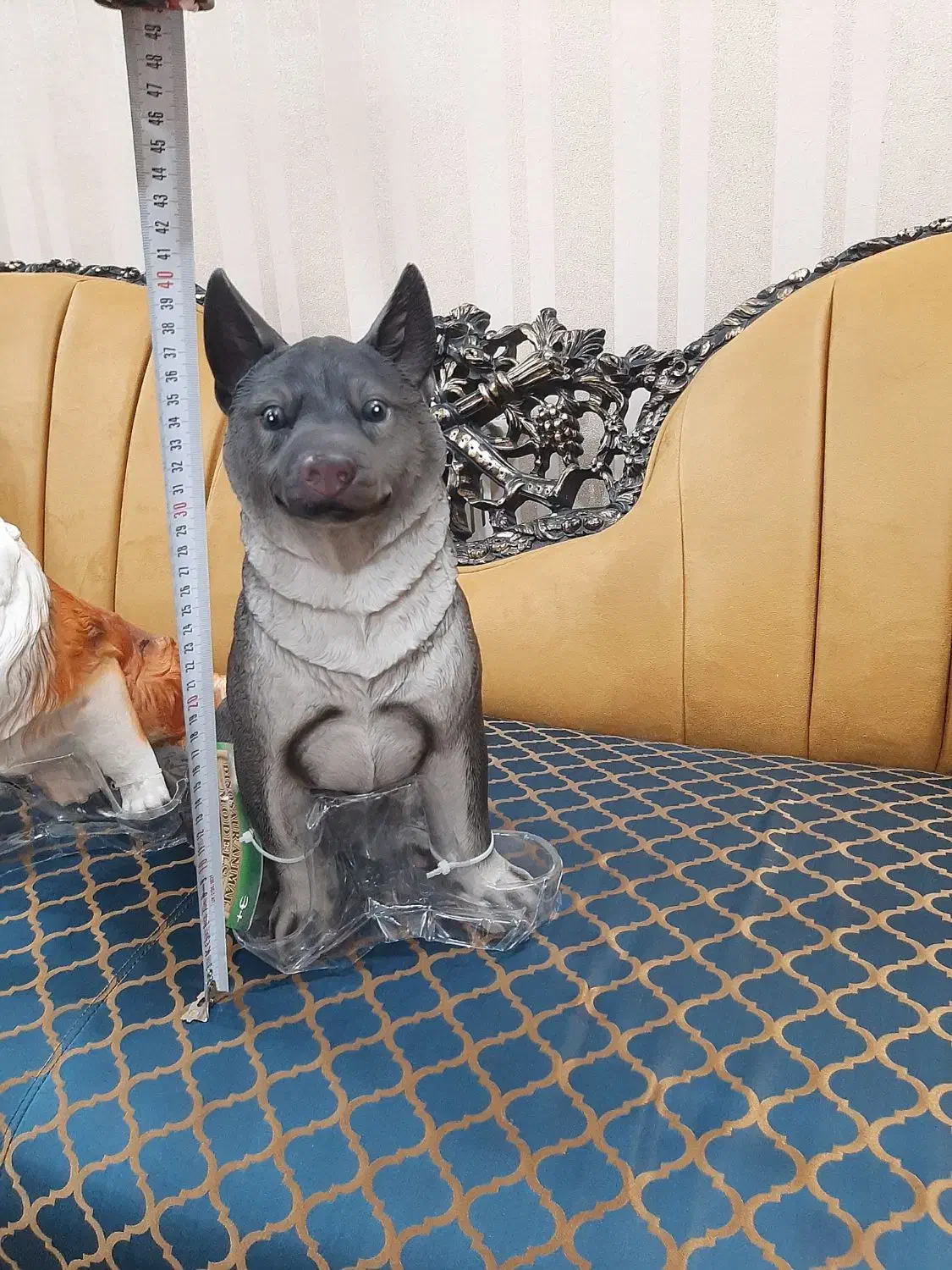 سگ سیلیکونی گوشتی ۴۰ سانتی خارجی آک|مجسمه، تندیس، ماکت|تبریز, |دیوار