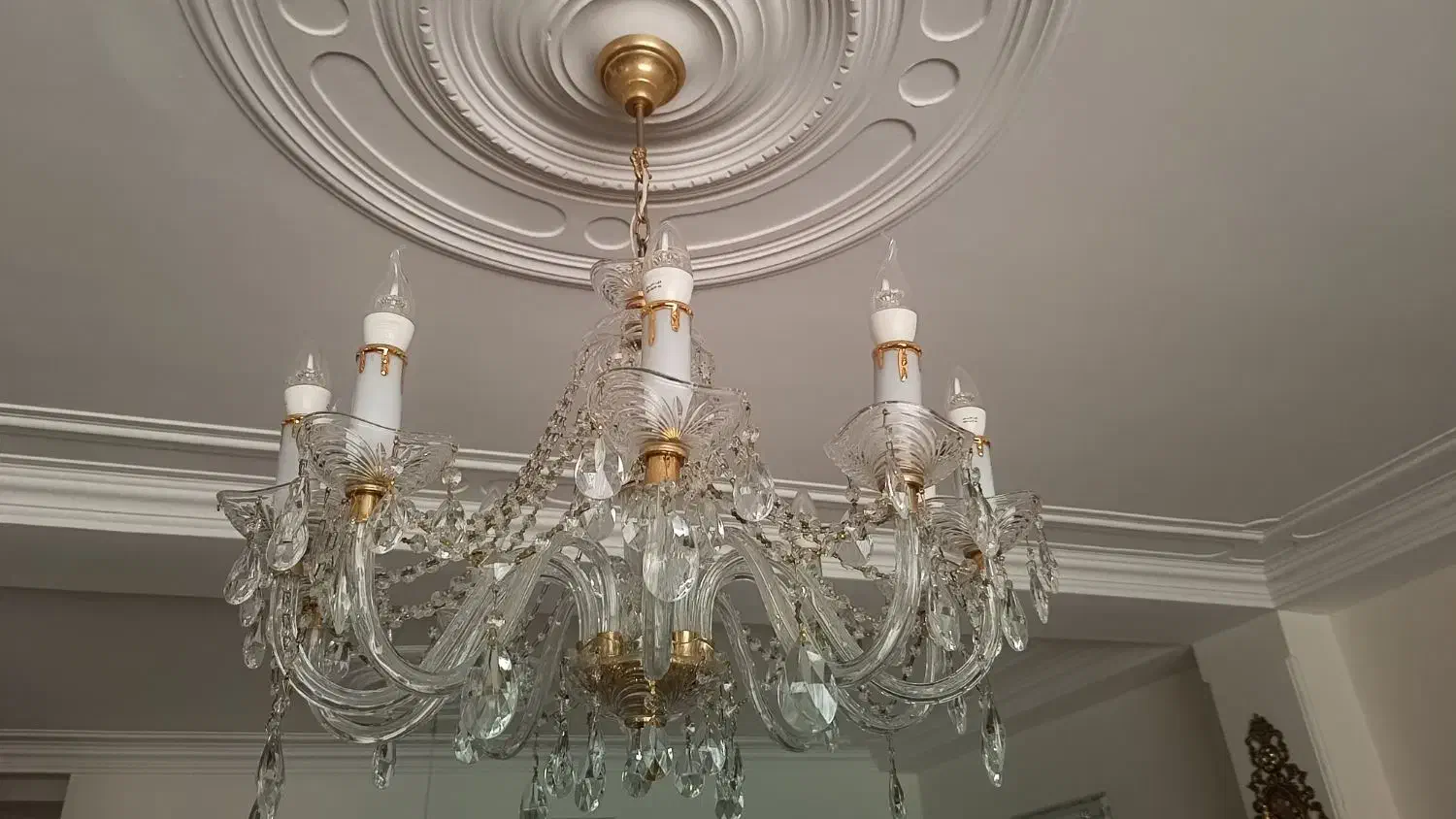 لوستر|لوستر و چراغ آویز|زنجان, |دیوار