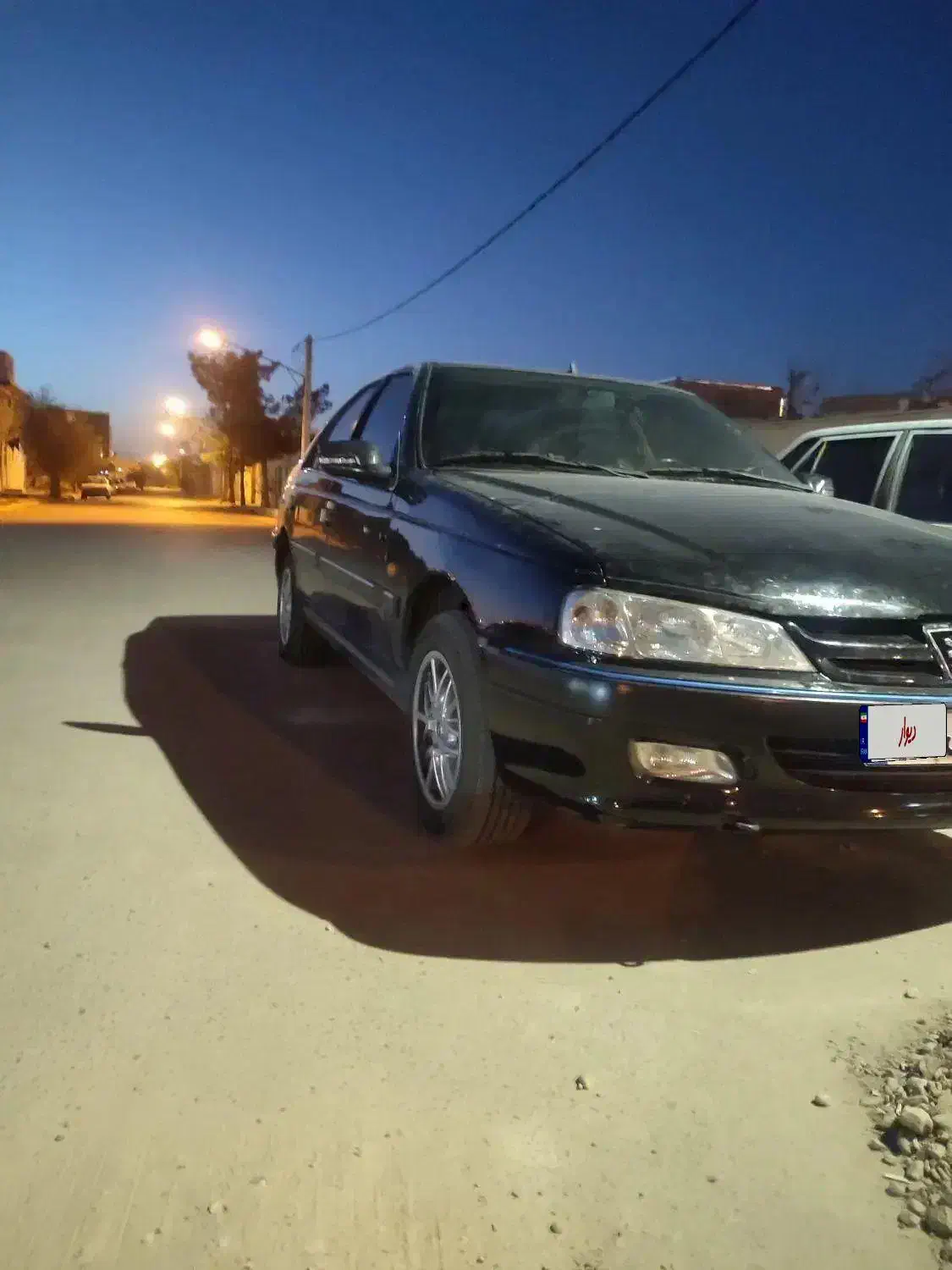 پژو پارس مشکی پر کلاغی|خودرو سواری و وانت|یزد, |دیوار