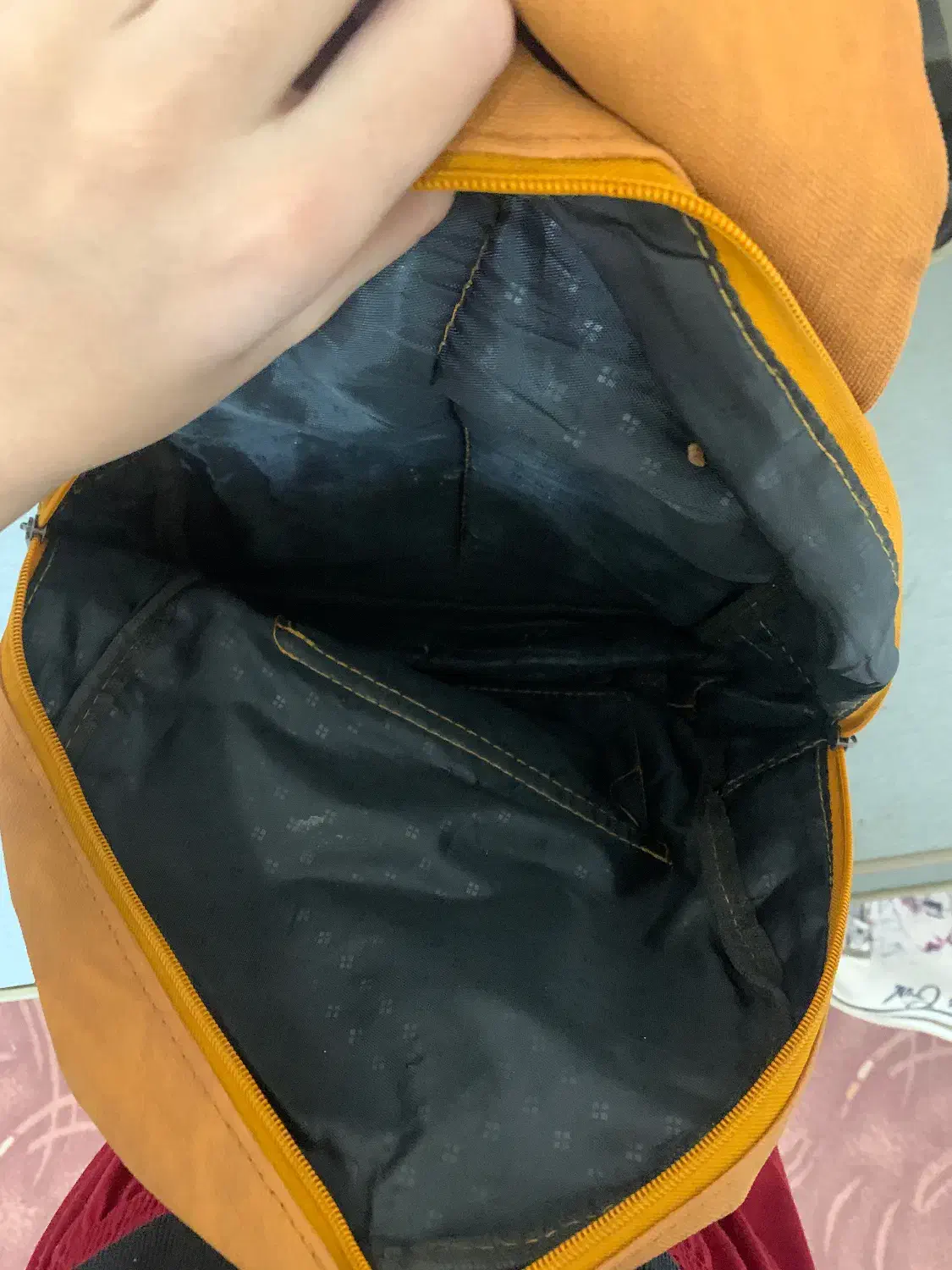 کوله پشتی خردلی دخترانه|کیف، کفش، کمربند|ملایر, |دیوار