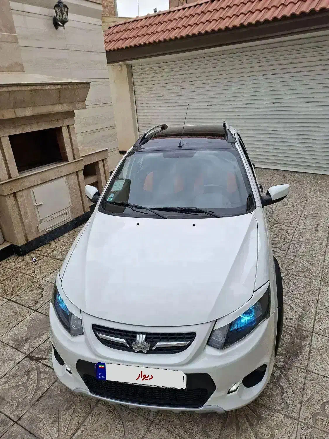 کوییک آر سفید مشکی|خودرو سواری و وانت|بناب, |دیوار