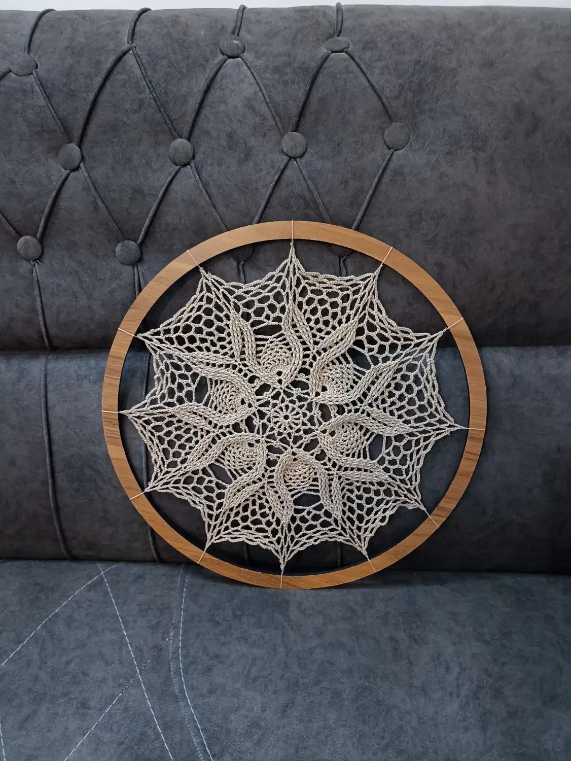 فروش دیوارکوب با نخ مرسریزه در سه سایز|صنایع دستی و سایر لوازم تزئینی|اسلام‌شهر, شهرک سعیدیه|دیوار