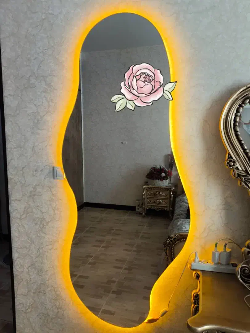 آینه بکلایت با رنگ انتخابی|آینه|پرند, فاز ۶|دیوار