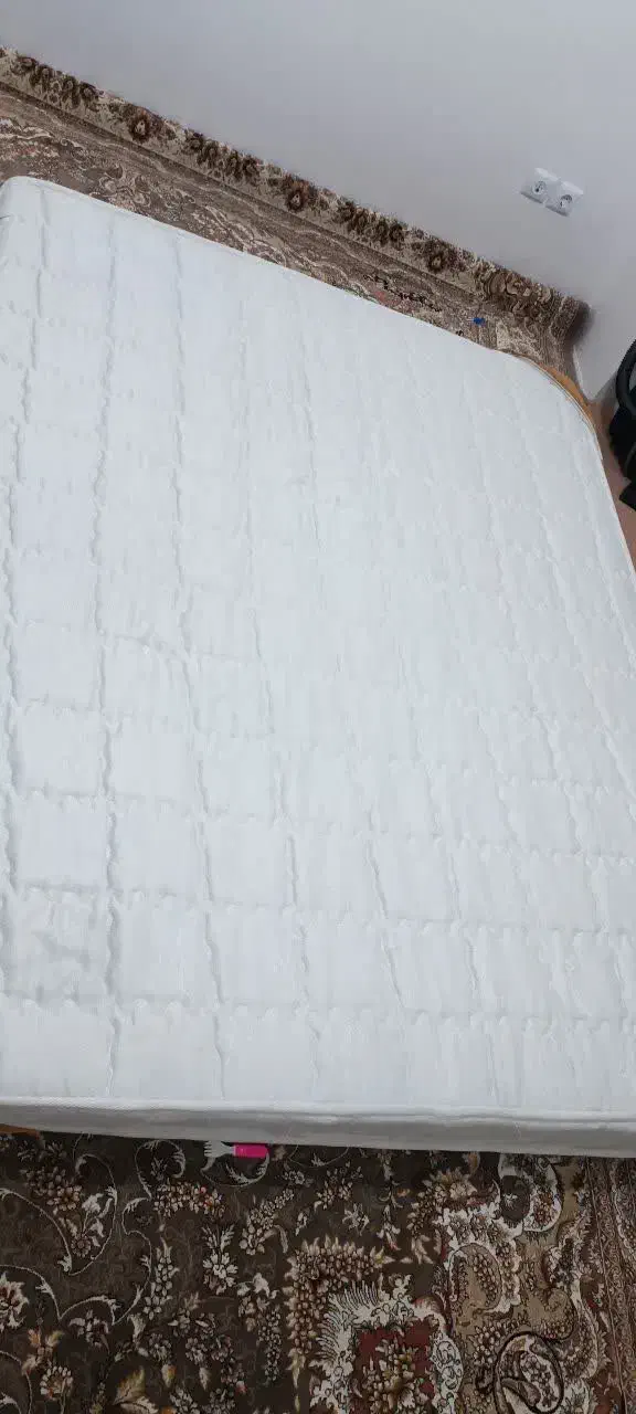 تشک تخت دو نفره در حد نو|تخت و سرویس خواب|اقبالیه, |دیوار