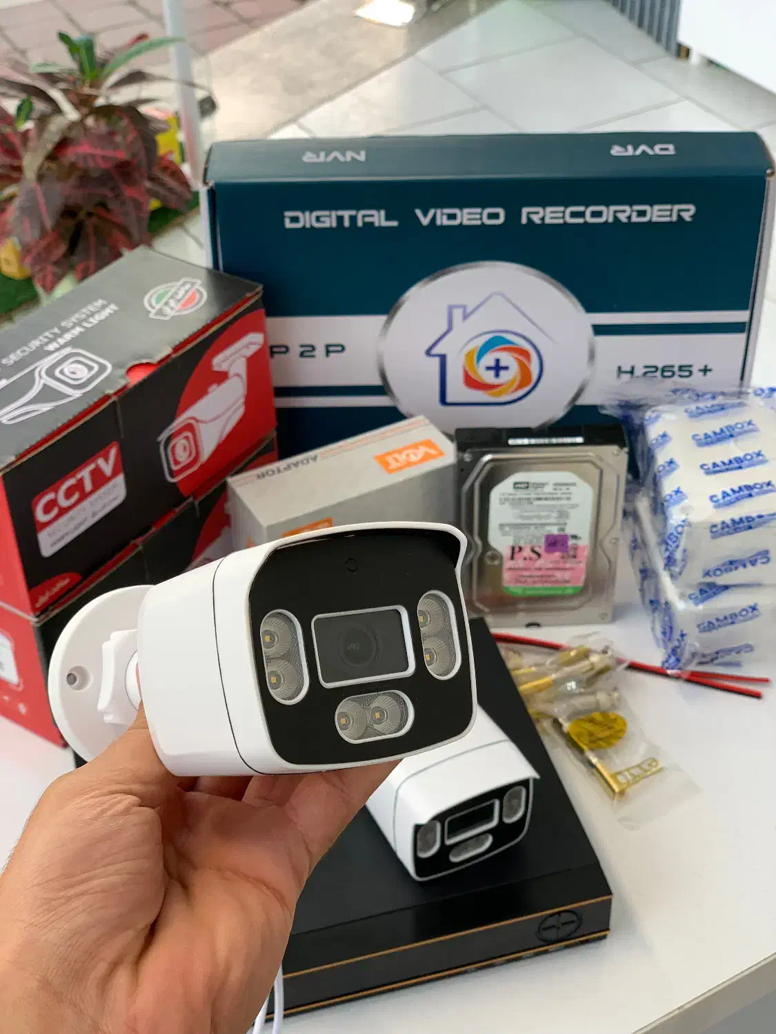 پکیج دوربین مداربسته دید در شب رنگی|دوربین مداربسته|لاهیجان, شهید آوینی|دیوار