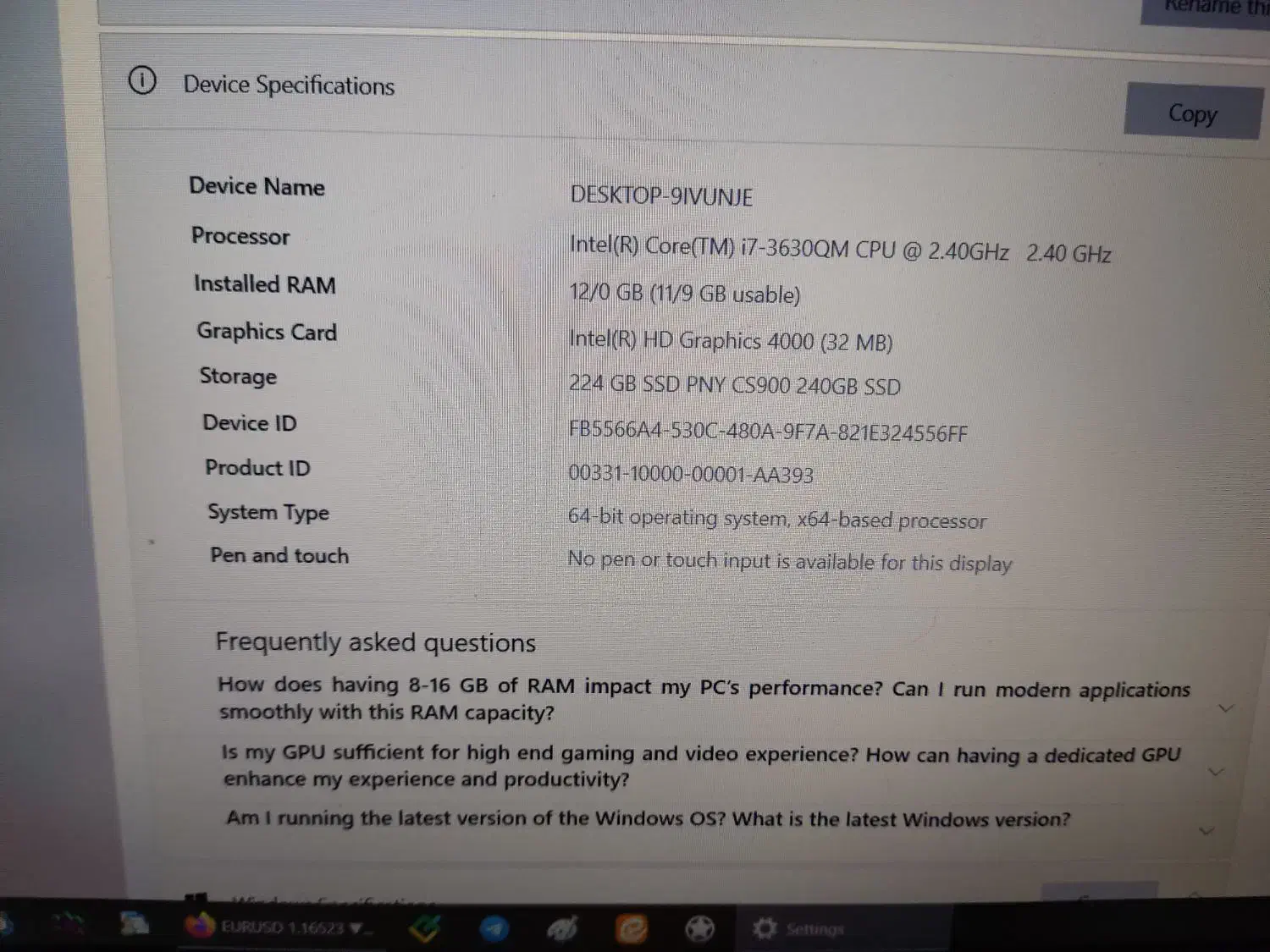 لپتاپ asus core i7|رایانه همراه|قم, شاه احمد قاسم|دیوار