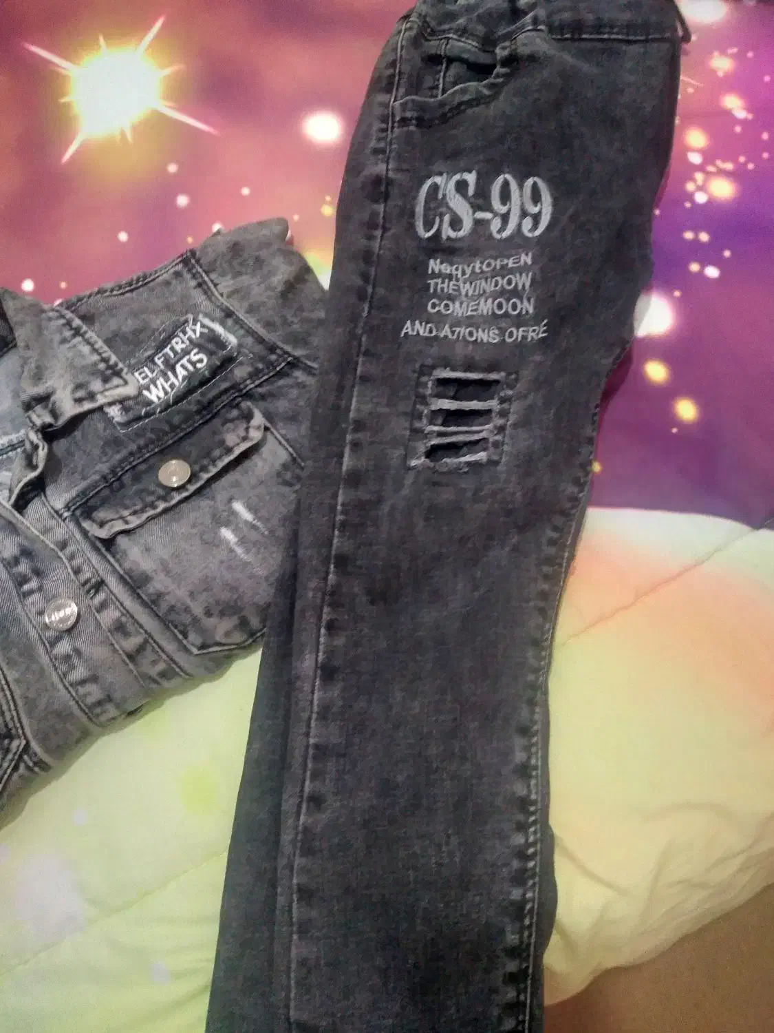 شلوارلی وکت ذغالی شیک وباکلاس|کفش و لباس بچه|قزوین, |دیوار