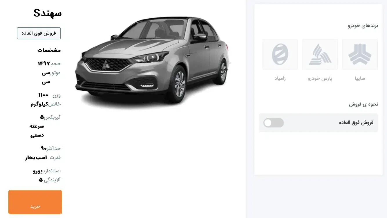 حواله سهند‌s|خودرو سواری و وانت|قم, پردیسان|دیوار