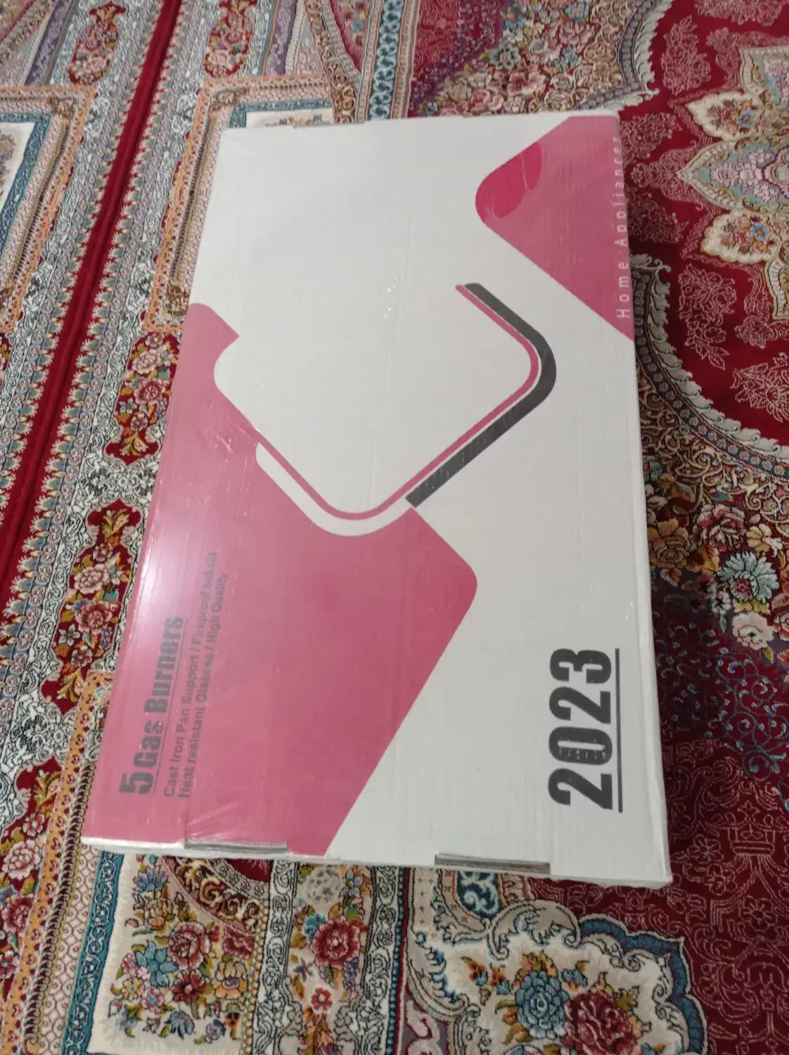 گاز صفحه ای بورانس شیشه ای 5 شعله|اجاق گاز و لوازم برقی پخت‌وپز|ایلام, |دیوار