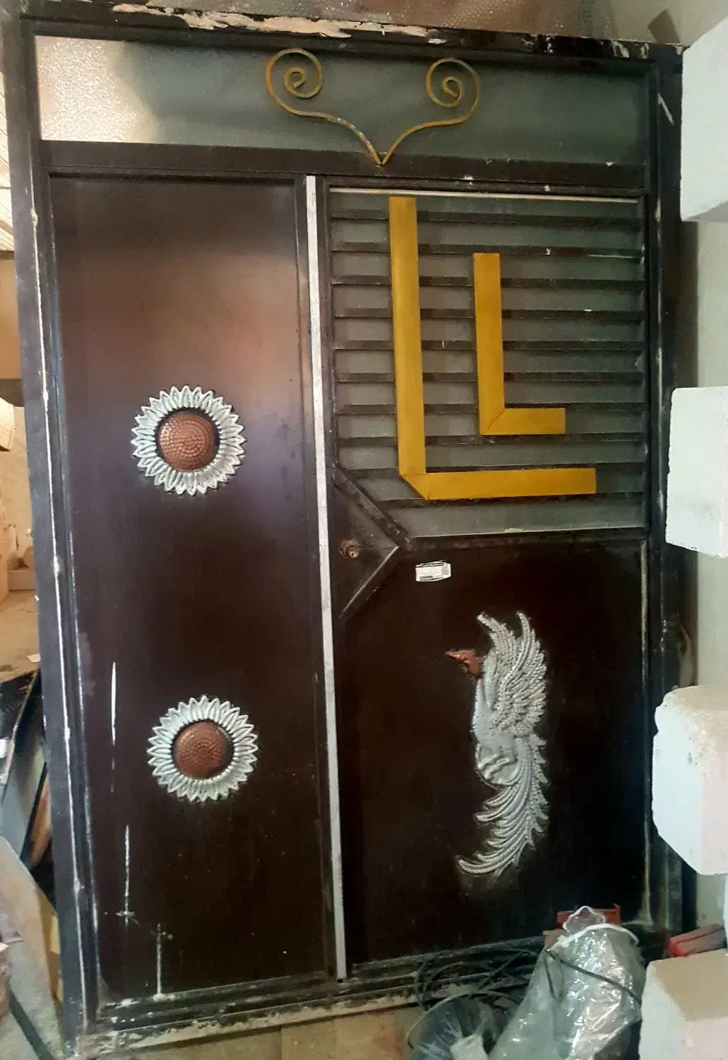 درب وردی ساختمان یا حیاط یک ونیم متر|مصالح و تجهیزات ساختمان|میاندوآب, |دیوار