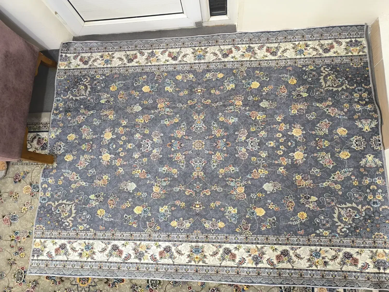 فرشینه یک و نیم در دو|فرش|قروه, |دیوار