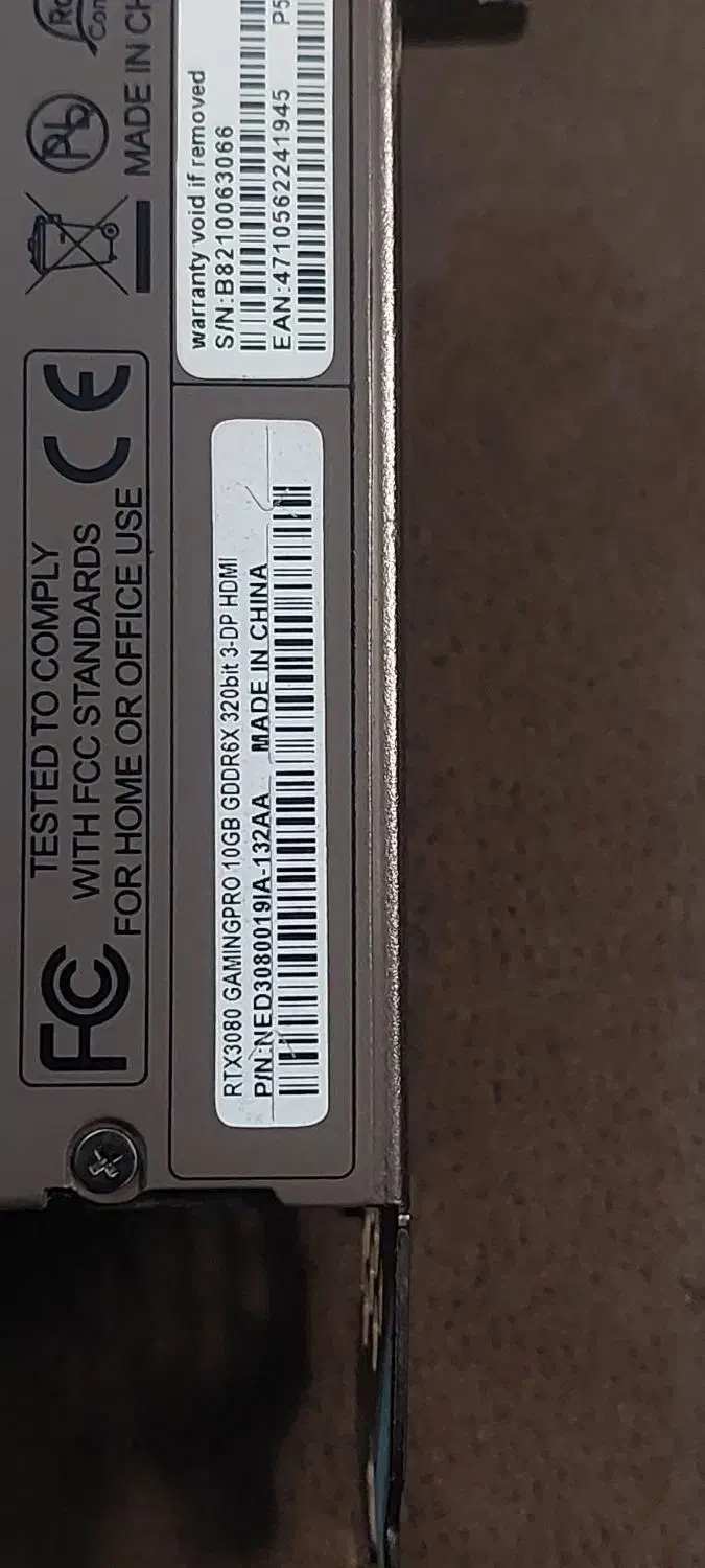 کارت گرافیک rtx 3080|قطعات و لوازم جانبی رایانه|کرج, فاز ۱ مهرشهر|دیوار