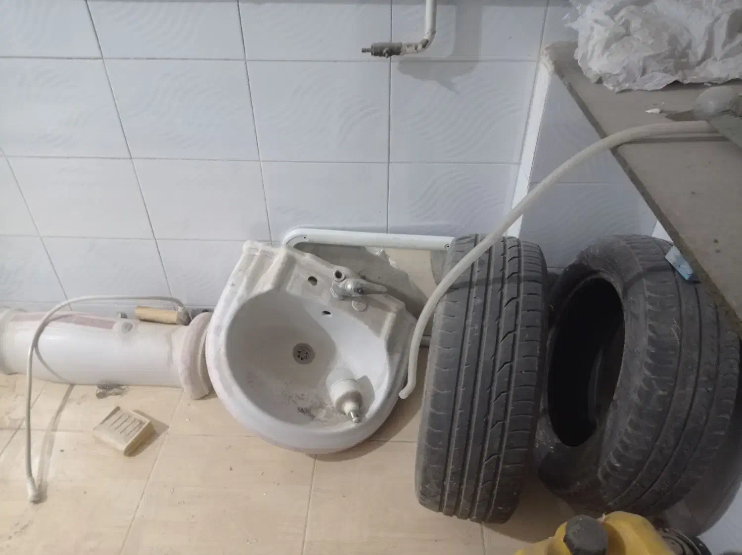 روشویی سنگ سرام|لوازم سرویس بهداشتی|خرم‌آباد, |دیوار