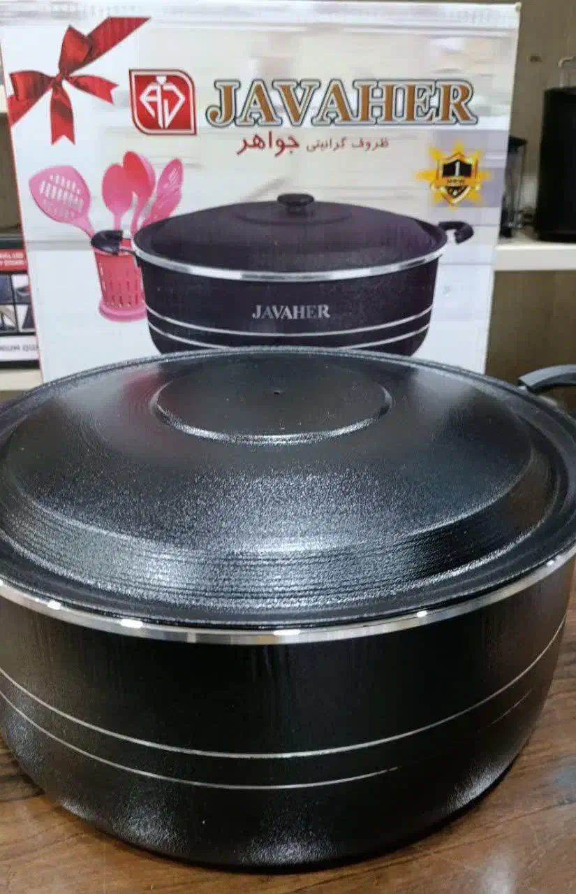 سرویس قابلمه تابه بزرگ52نفره با ضمانت،تکی و سرویس|ظروف پخت‌وپز|قم, چهل درخت‎|دیوار