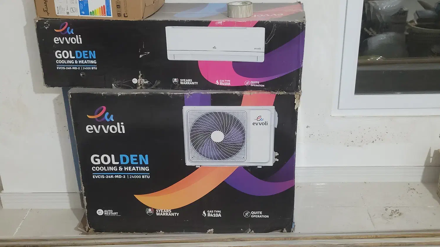 کولر گازی ۲۴ هزار ایوولی Md2|کولر گازی و فن‌کوئل|لاهیجان, بازکیاگوراب|دیوار