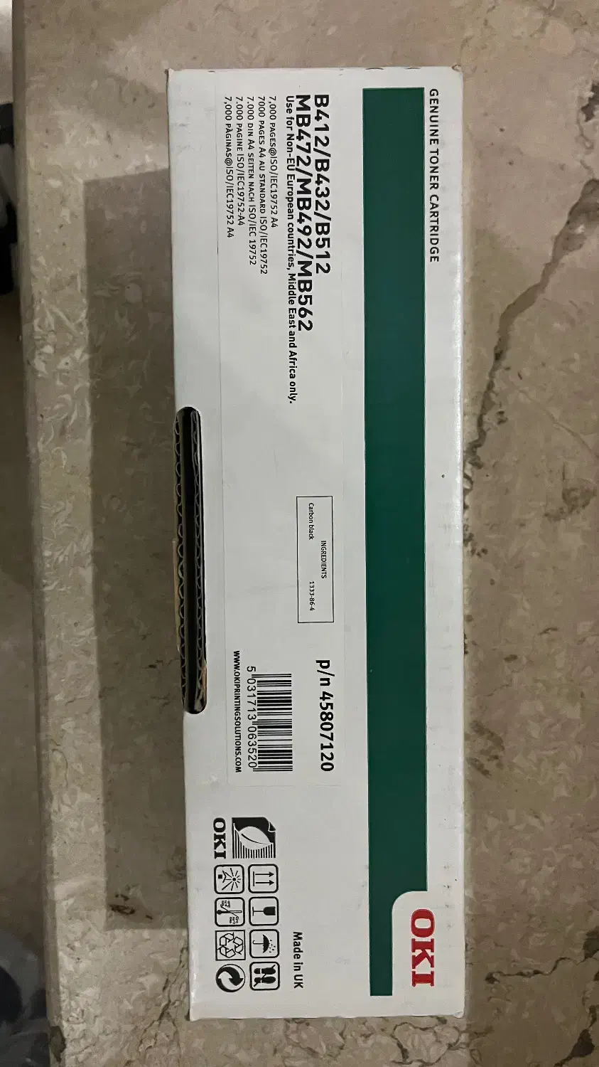 کارتریج دستگاه کپی تونر okiاصلی|پرینتر، اسکنر، کپی، فکس|تهران, آهنگران (سراسیاب دولاب)|دیوار