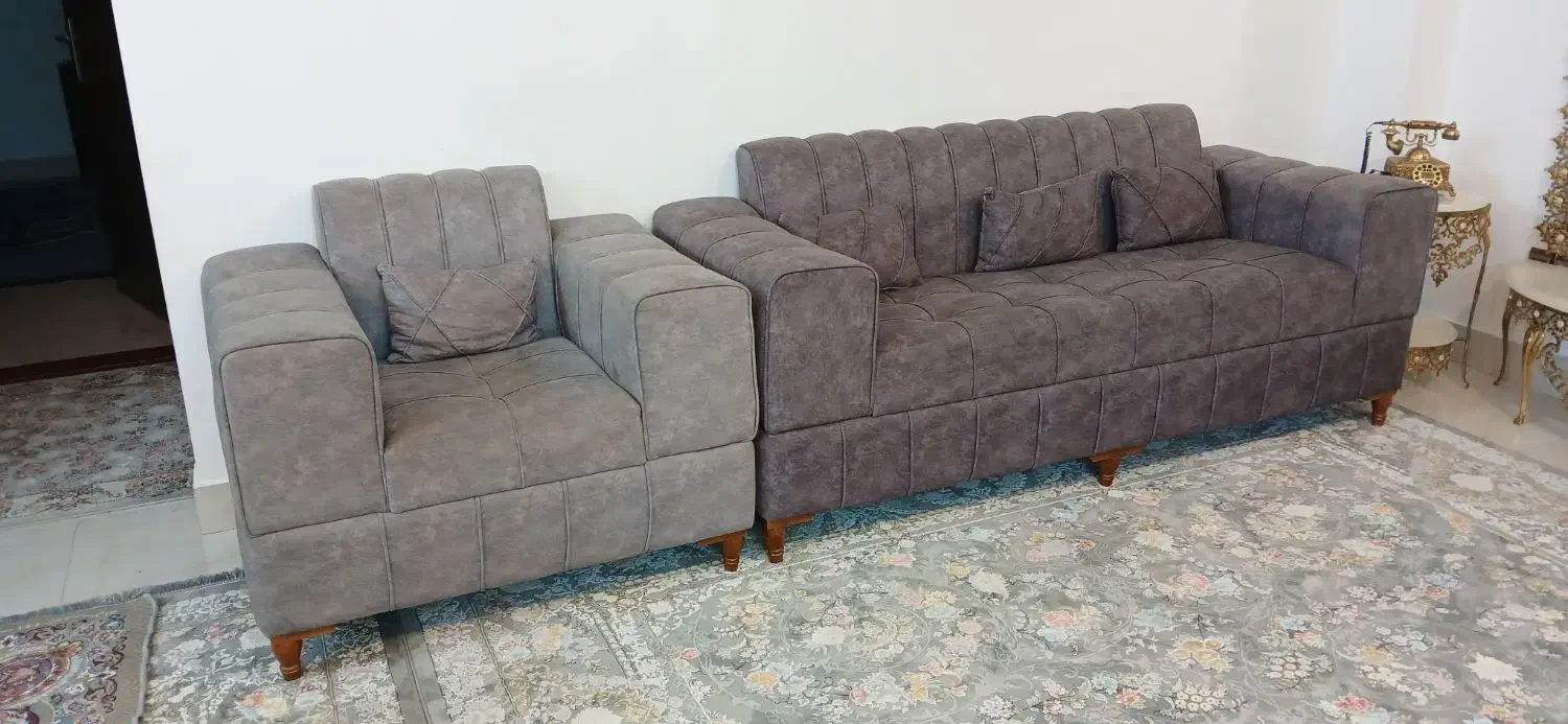 مبل راحتی ۷نفره|مبلمان خانگی و میز عسلی|گتاب, |دیوار