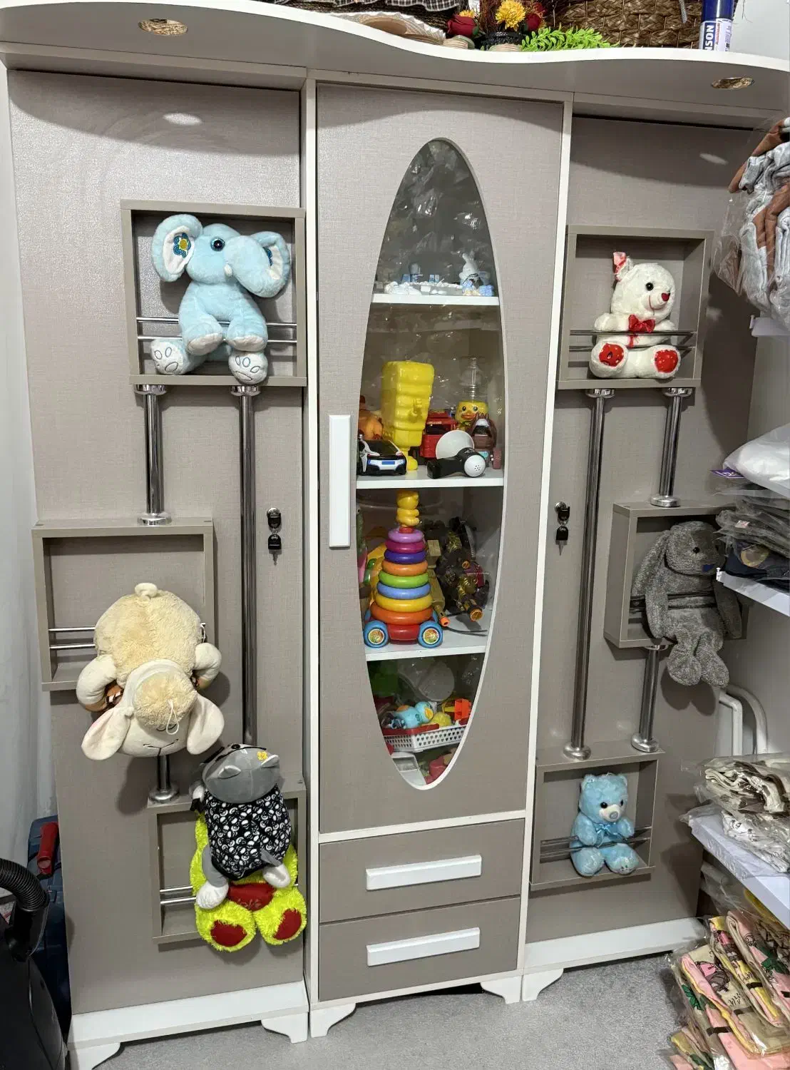 تخت و کمد و جاکفشی نوجوان نو نو بدون زدگی|تخت و سرویس خواب|دزفول, |دیوار