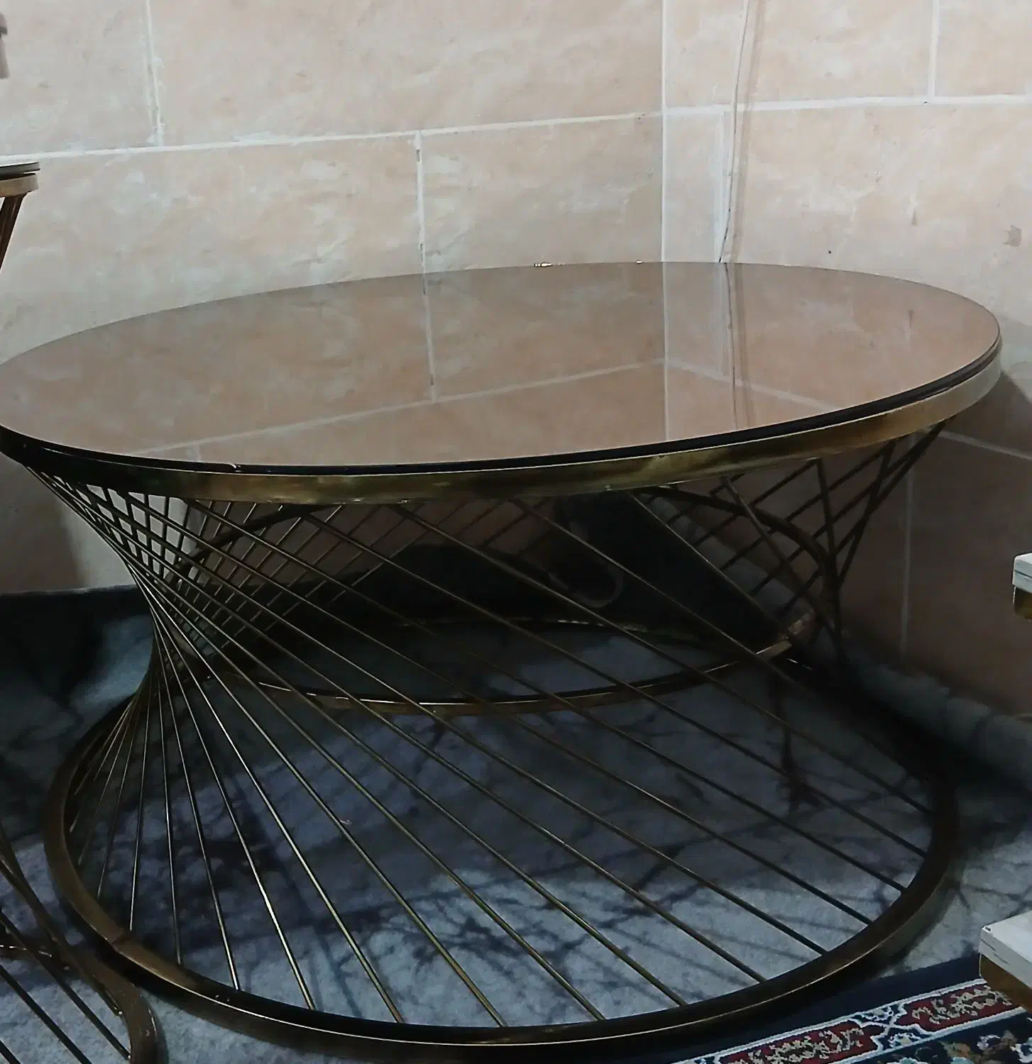 میز عسلی فلزی درحد نو|مبلمان خانگی و میز عسلی|الوند, |دیوار