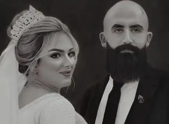 طراحی سیاه قلم|تابلو، نقاشی، عکس|جهرم, |دیوار