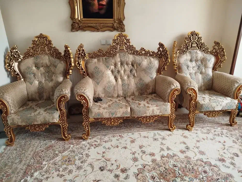 فروش مبل سلطنتی|مبلمان خانگی و میز عسلی|شاهینشهر, خانه کارگر|دیوار