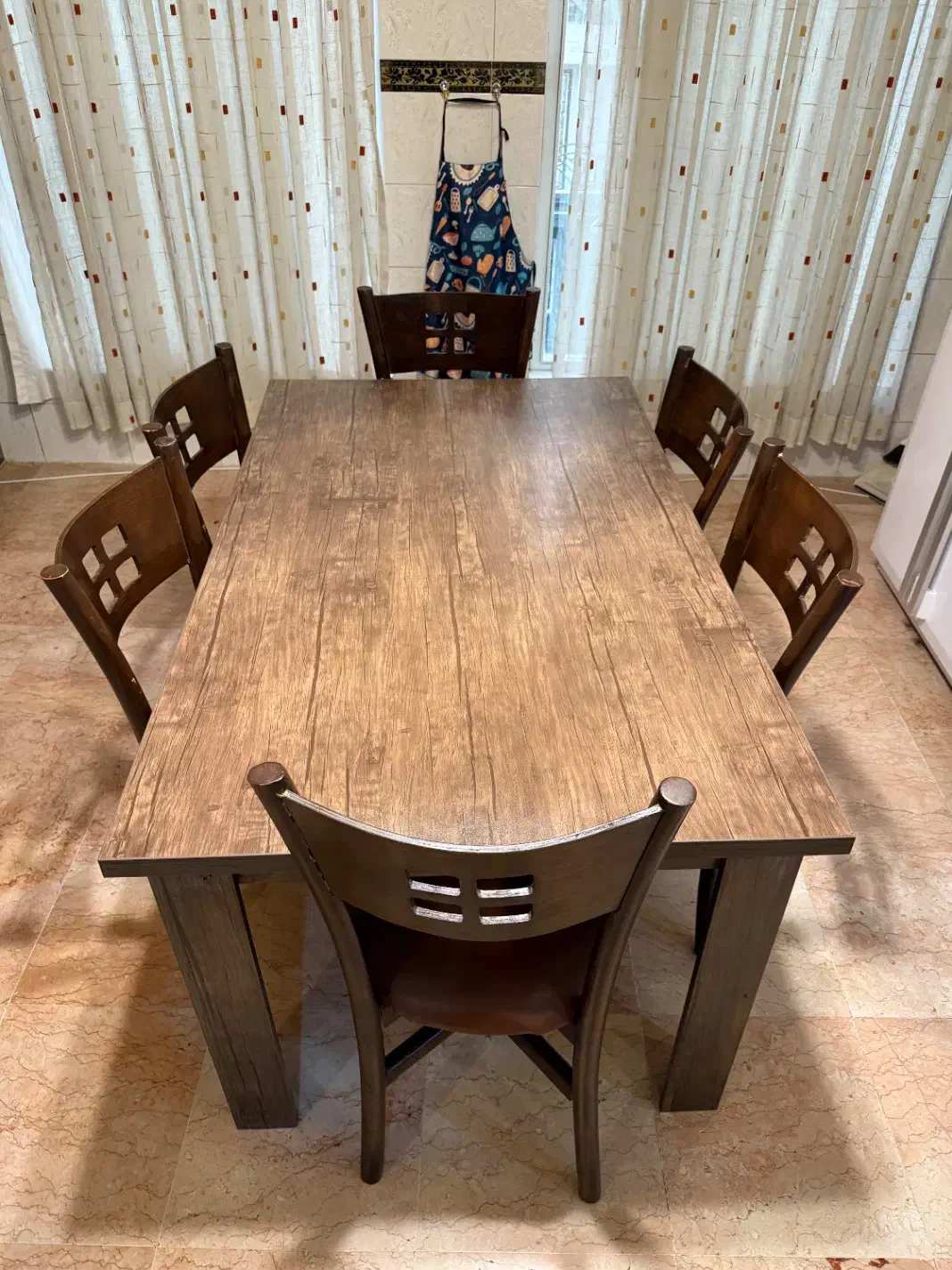 میز نهار خوری ۶ نفره|میز و صندلی غذاخوری|تهران, سازمان آب|دیوار