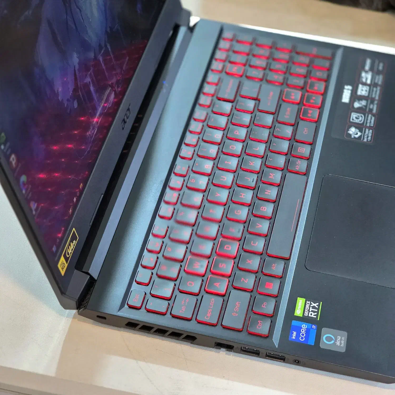 لپتاپ گیمینگ Acer Nitro 5 حرفه ای گرافیک RTX3050Ti|رایانه همراه|شیراز, ملاصدرا|دیوار