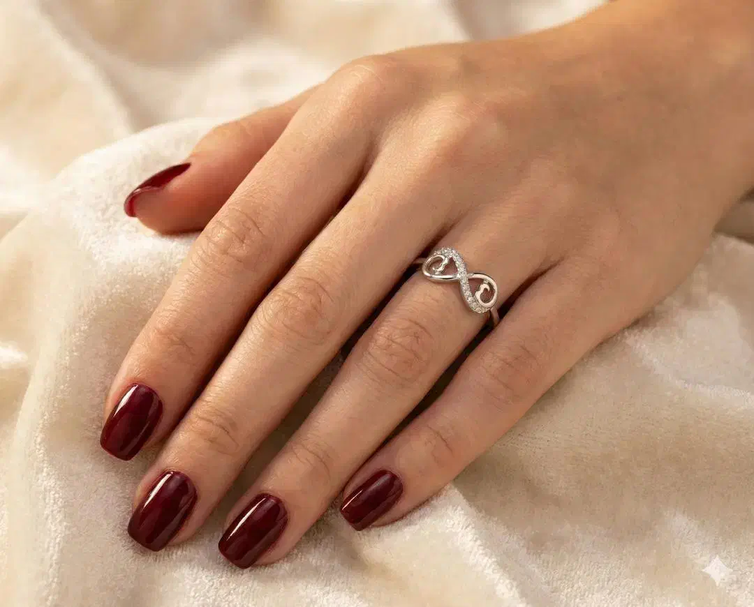 انگشتر نقره ظریف مینیمال دخترانه|جواهرات|اصفهان, چرخاب|دیوار