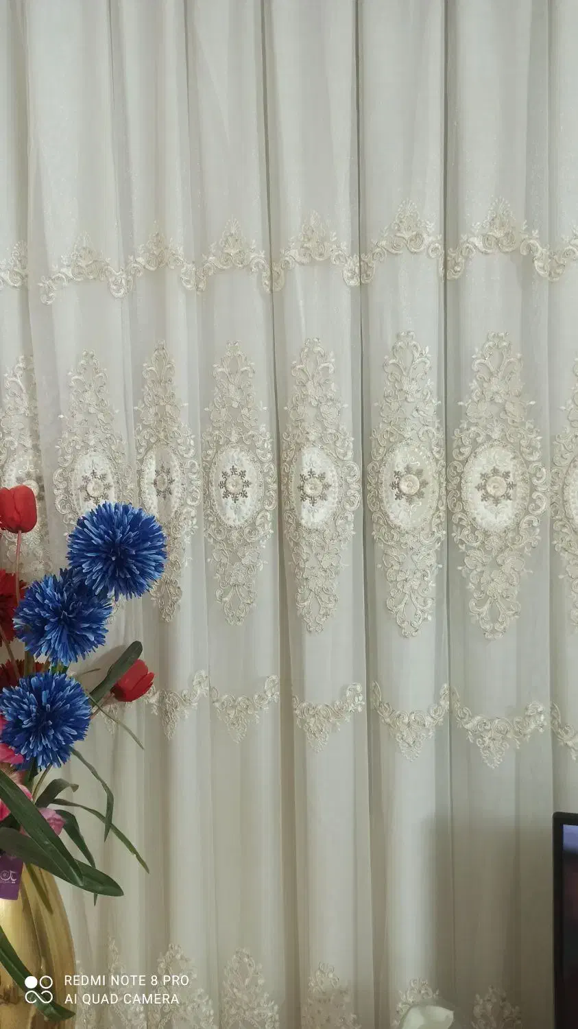 پرده کاملا سالم|پرده، رانر، رومیزی|قرچک, پارس سرام|دیوار