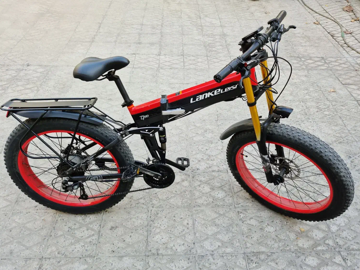 دوچرخه برقی تاشو Lankeleisi T750 Plus|دوچرخه، اسکیت، اسکوتر|تهران, سازمان برنامه شمالی|دیوار