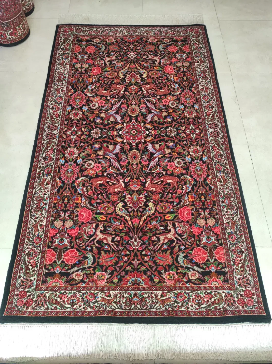 زرنیم شکارگاه بافت افشار تکاب|فرش|تکاب, |دیوار
