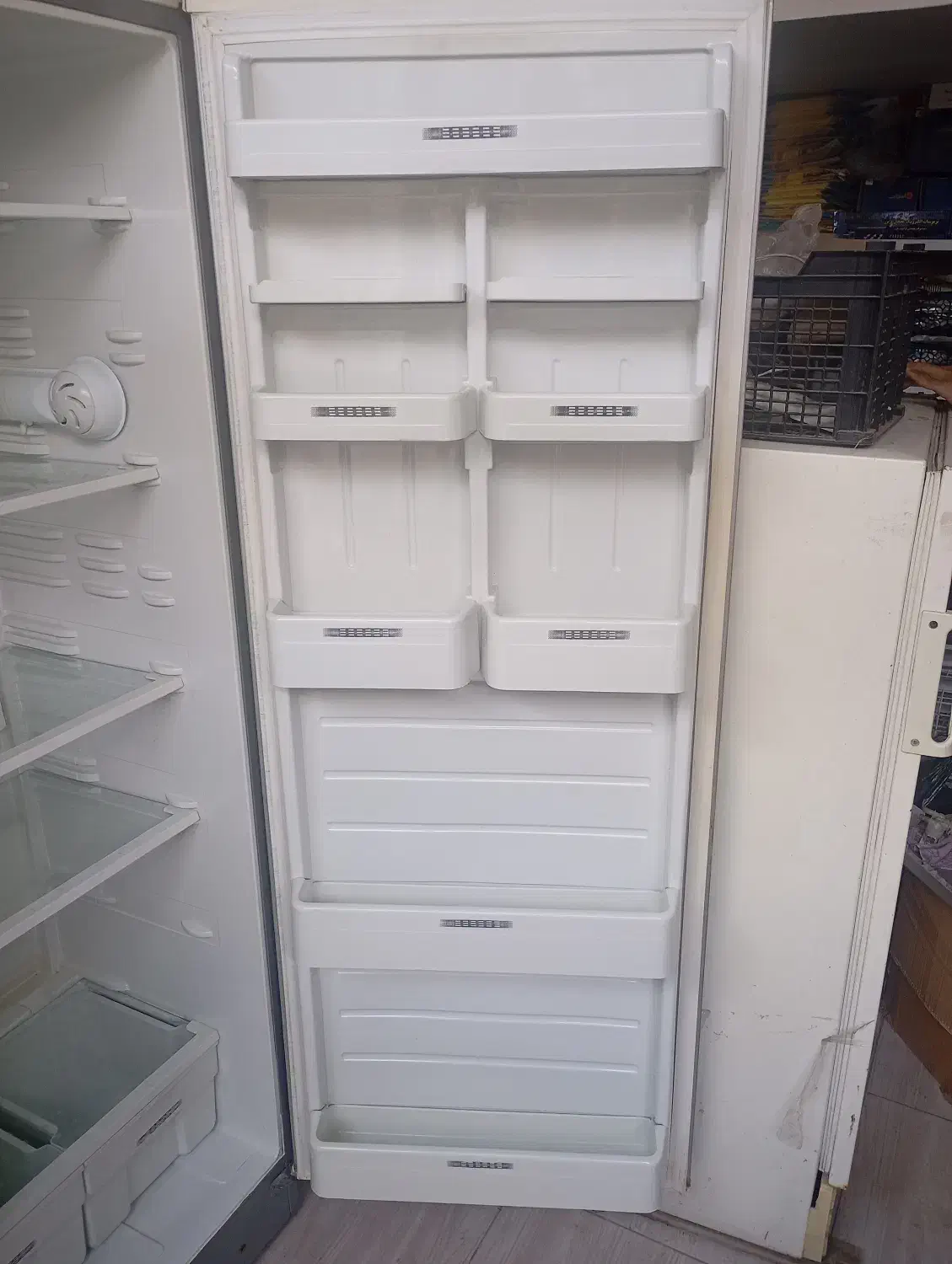 یخچال دو قلو خارجی در حد نو|یخچال و فریزر|گرمی, |دیوار