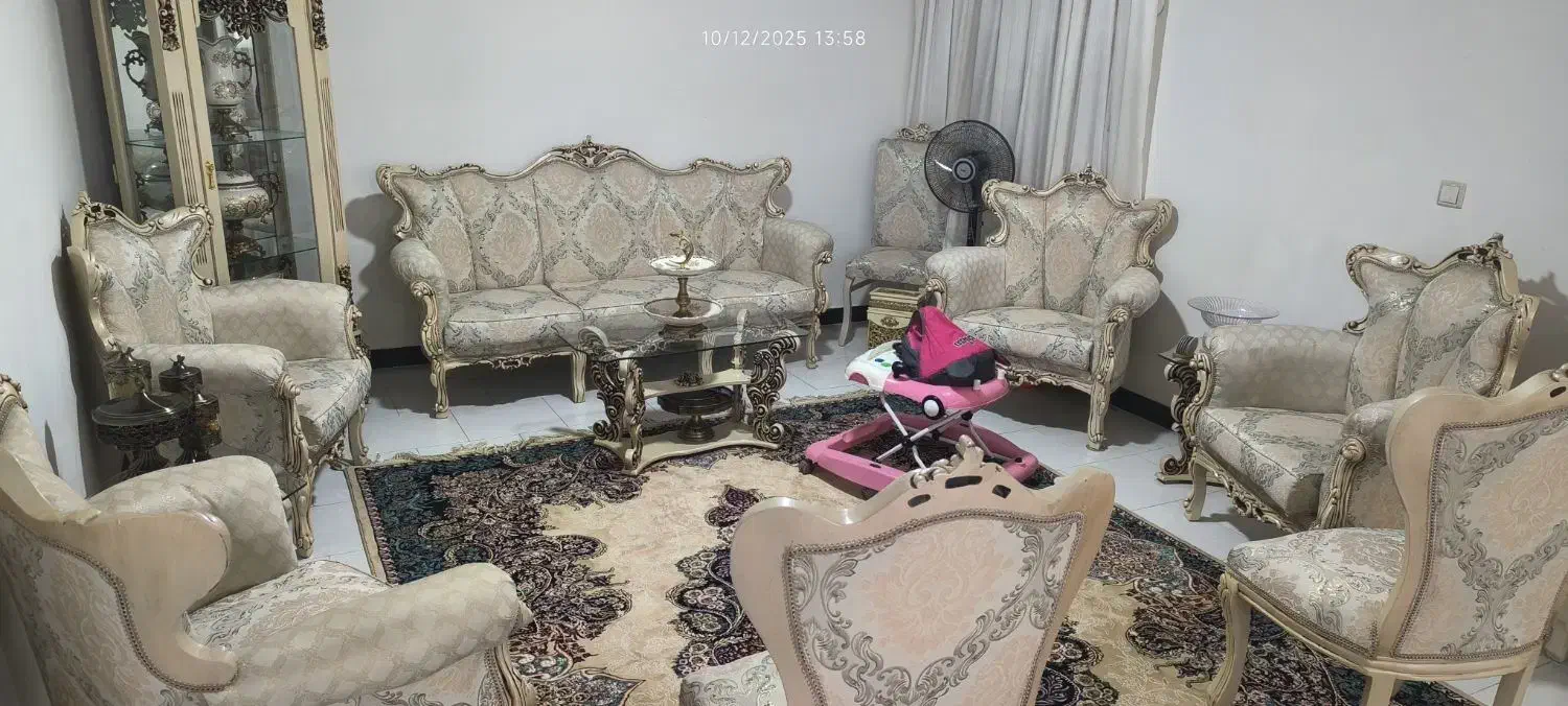 مبل استیل چوب با عسلی|مبلمان خانگی و میز عسلی|فردیس, نگارستان|دیوار