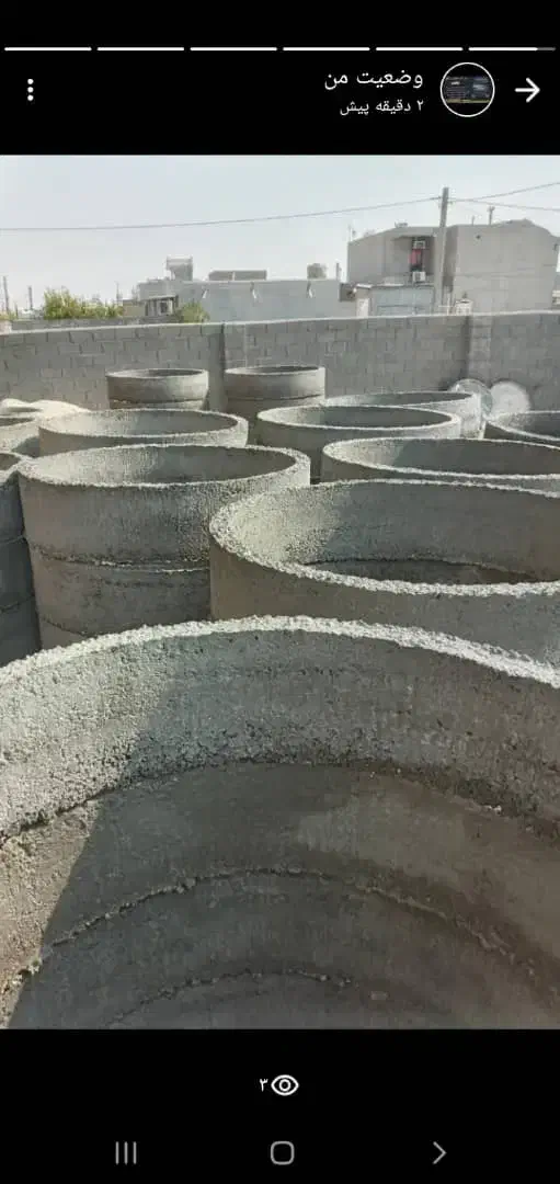 حلقه و سر چاه|مصالح و تجهیزات ساختمان|اشکنان, |دیوار