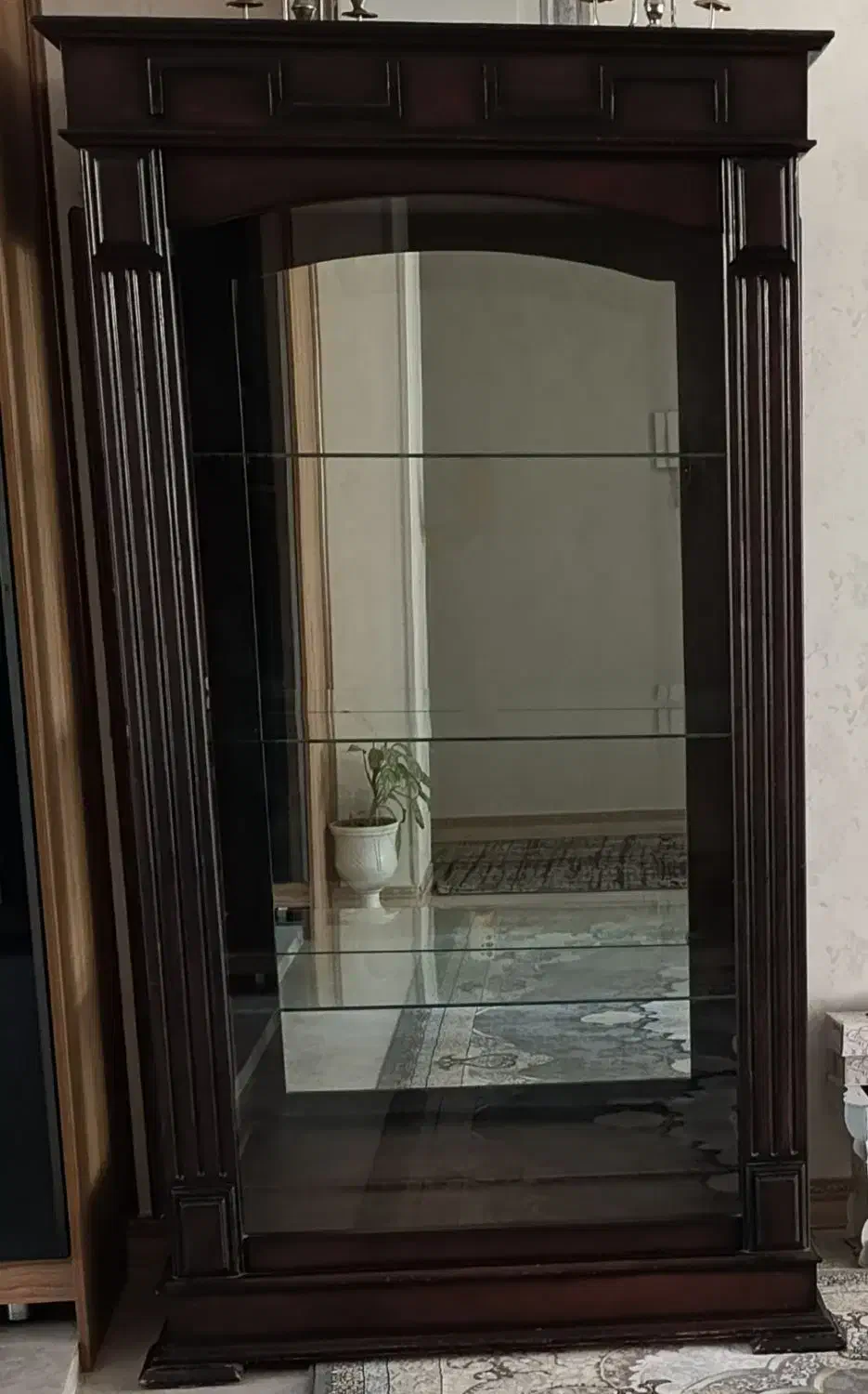 ویترین چوبی|بوفه، ویترین، کنسول|فولادشهر, A6|دیوار