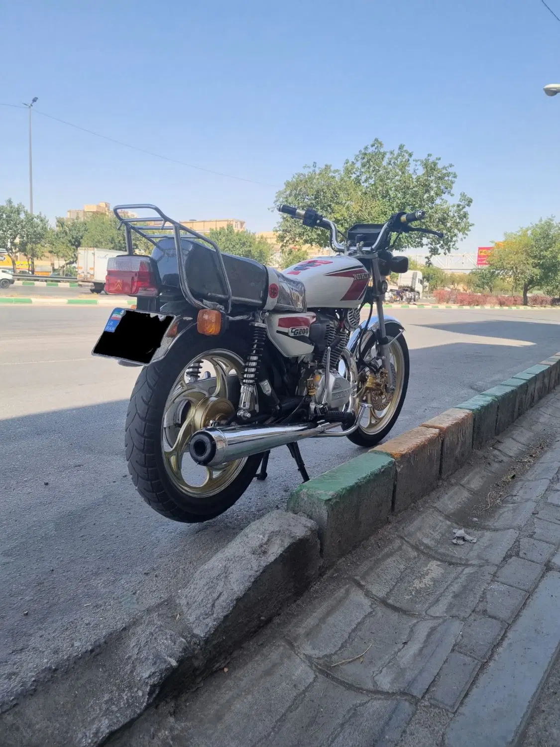 اگزوز موتور s500 شکری اصلی|موتورسیکلت|مشهد, هنرور|دیوار