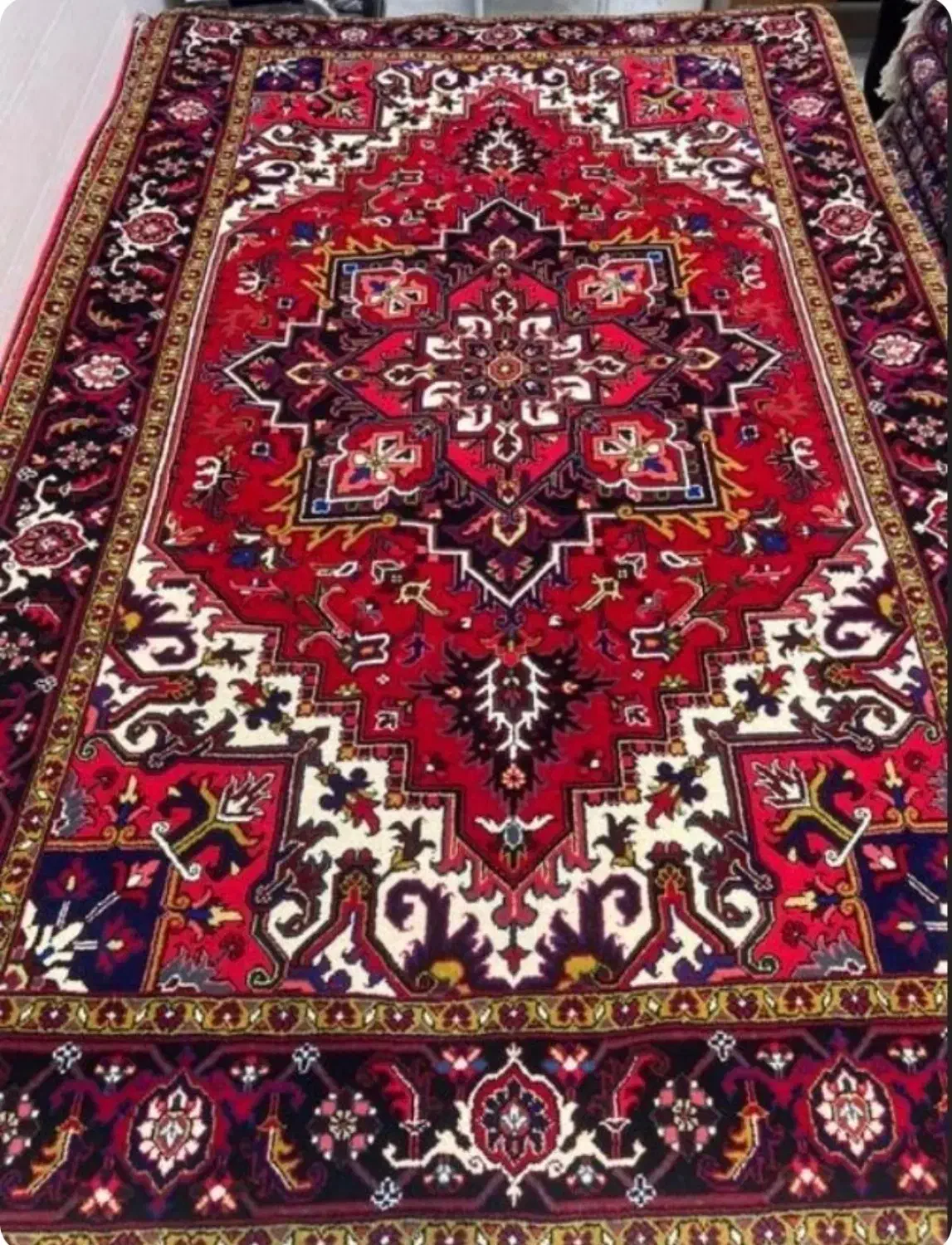 یک تخته فرش ۶ متری هریس|فرش|سراب, |دیوار