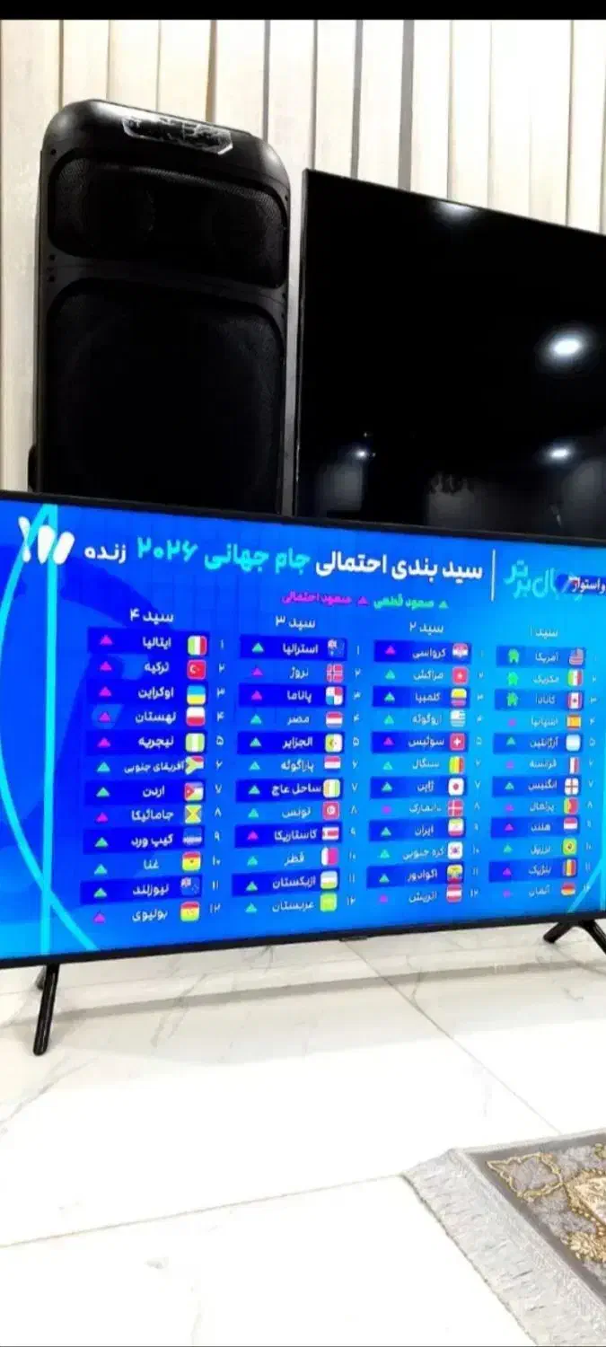 ال ای دی ۵۵ اینچ ۴کا سامسونگ در حد آکبند|تلویزیون و پروژکتور|تهران, سنائی|دیوار