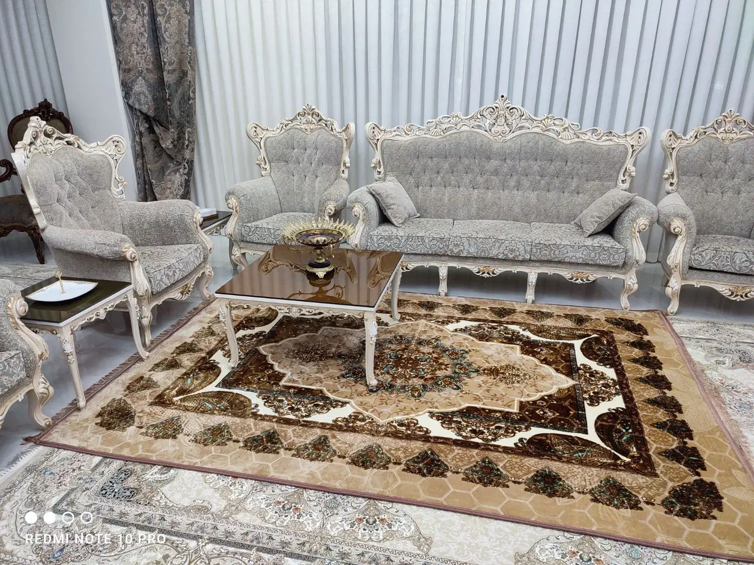 مبل سلطنتی 7نفره|مبلمان خانگی و میز عسلی|پرند, فاز ۱|دیوار