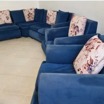 مبل ال و مبل دسته چوبی|مبلمان خانگی و میز عسلی|شیراز, فخرآباد (دروازه کازرون)|دیوار