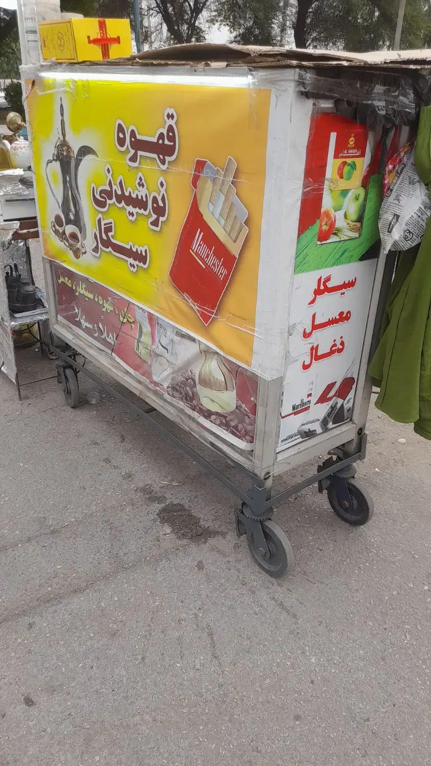 دکه آلمینیومی سیگاری|فروش مغازه و غرفه|اهواز, بیست متری شهدا|دیوار