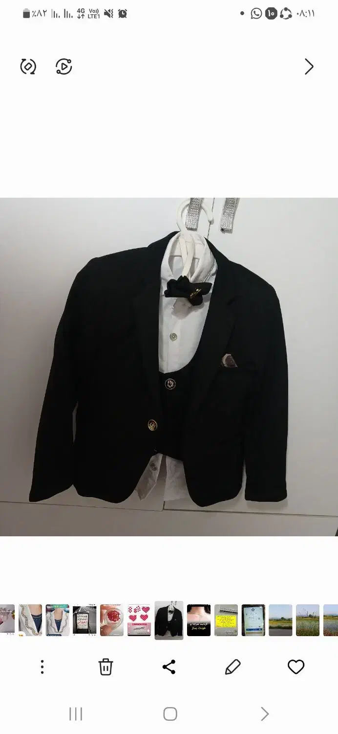 کت شلوار مجلسی کودک|کفش و لباس بچه|چالوس, |دیوار