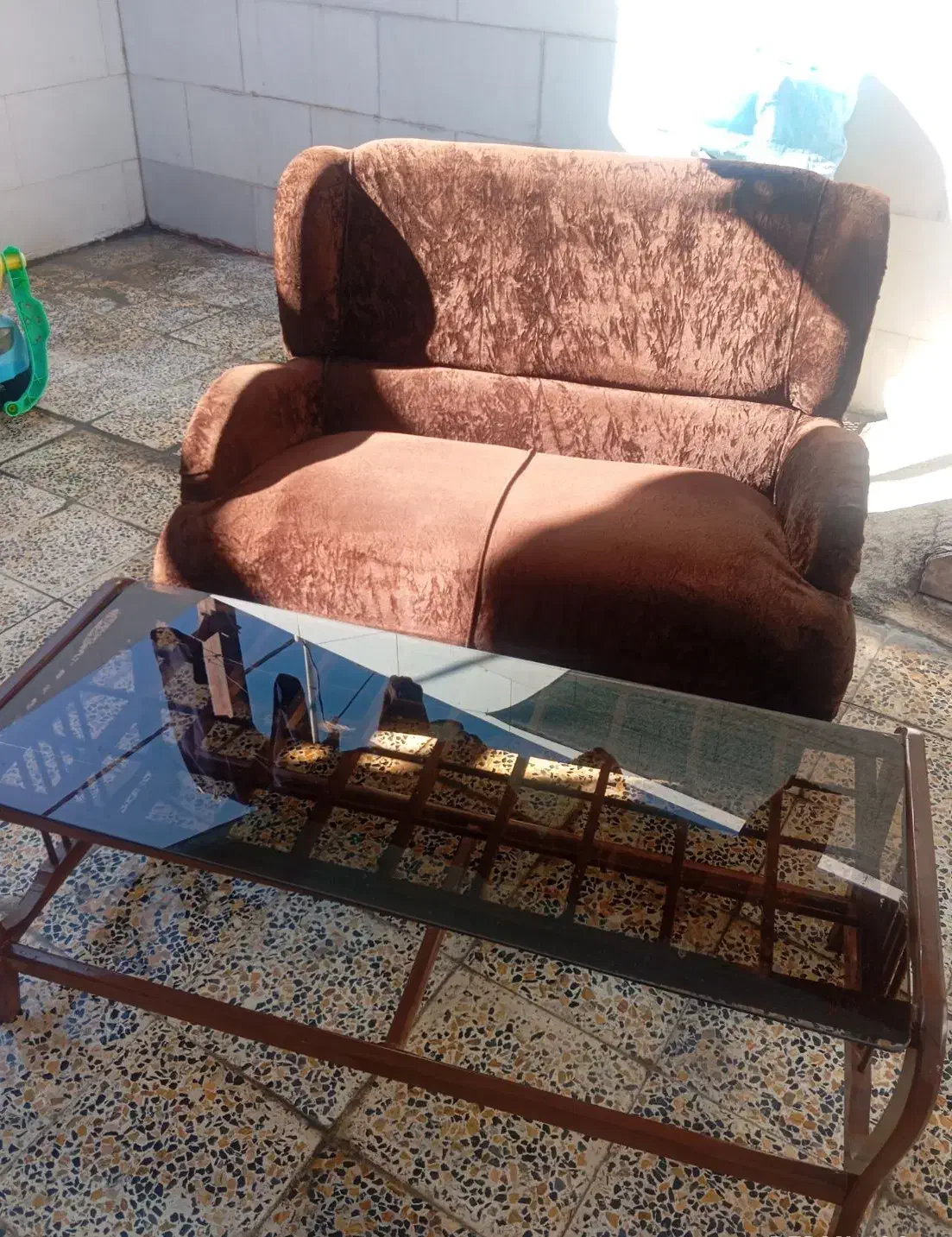 مبل دونفره بامیز نونو شیک|مبلمان خانگی و میز عسلی|دوگنبدان, |دیوار